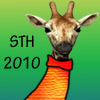 Small Giraffe Badge